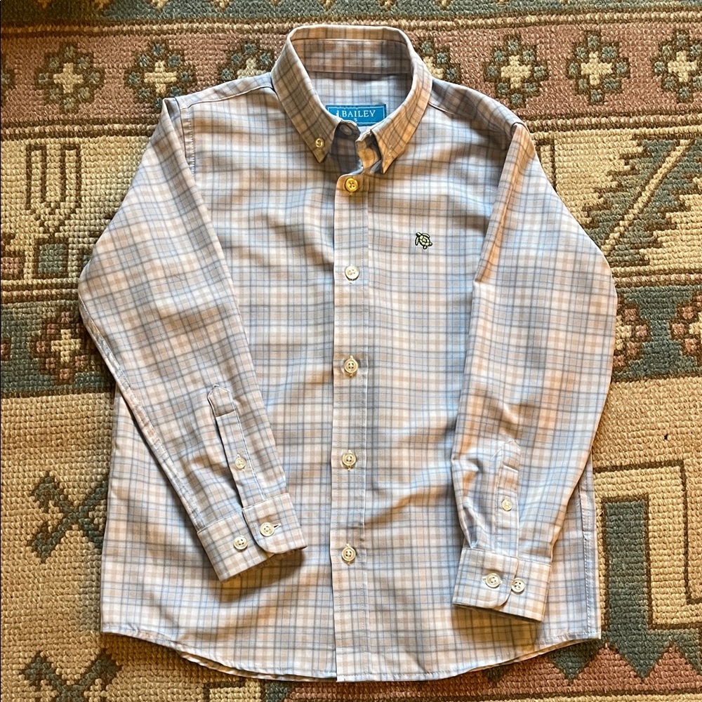 J. Bailey Boys Performance Button Down Shirt - size 5